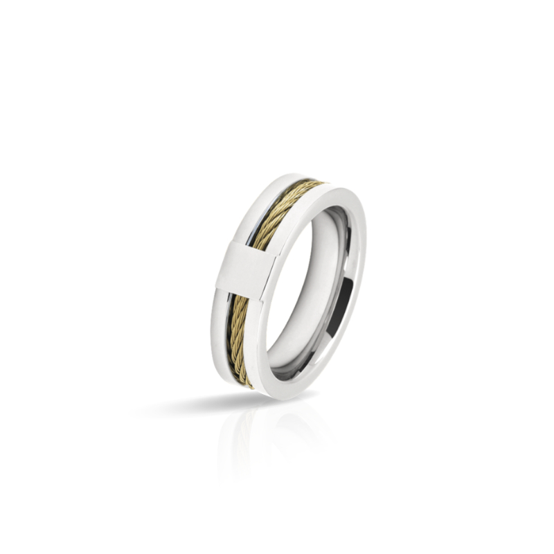 Bague-Acier-inoxydable-et-cable-Homme-ROCHET-HA2383 Bague-Acier-inoxydable-et-cable-Homme-ROCHET-HA2383