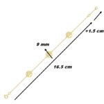 Bracelet Or jaune 750/1000 Arbre de vie ROBBEZ MASSON Femme, dimensions
