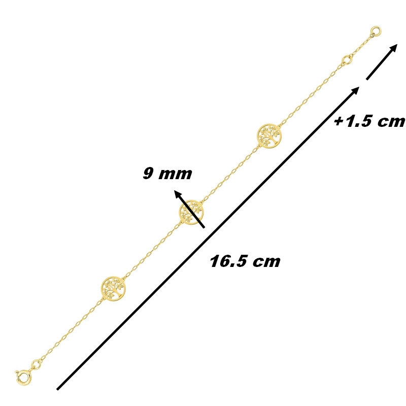 bracelet-femme-or-jaune-750-arbre-de-vie-robbez-masson-4-7217-00-dimensions Bracelet Or jaune 750/1000 Arbre de vie ROBBEZ MASSON Femme, dimensions