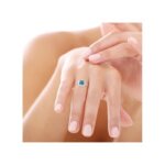 Bague Femme Argent 925/1000 et Turquoise MURAT portée