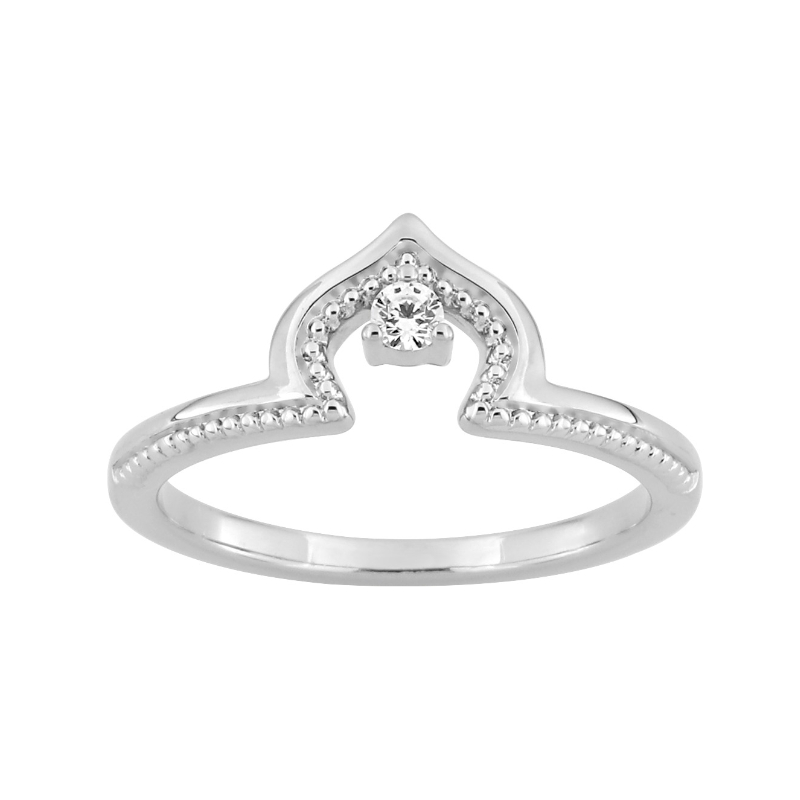 Bague-Femme-Argent-et-oxyde-MURAT-307020-1 Bague royale Femme Argent 925/1000 et Oxyde de zirconium MURAT