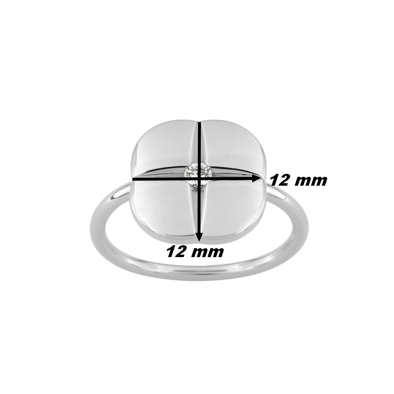Bague-Femme-Argent-et-oxyde-MURAT-307731-1-dimensions Bague Femme icône Argent 925/1000 et Oxyde de zirconium MURAT, dimensions