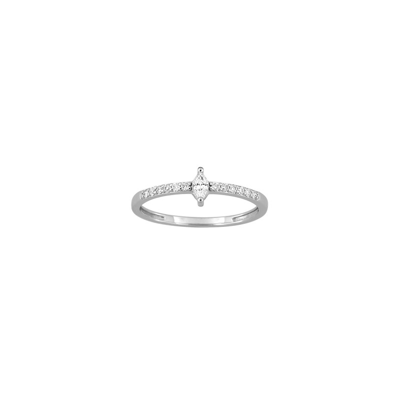 Bague-Femme-Argent-et-oxydes-MURAT-307061-1 Bague Femme Argent 925/1000 et Oxydes de zirconium MURAT