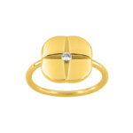 Bague Femme icône Plaqué Or et oxyde de zirconium MURAT