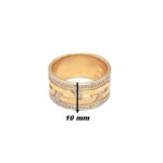 largeur bague Femme Plaqué Or et Oxydes Guy Laroche