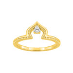 Bague Femme Plaqué or et Oxyde de zirconium MURAT