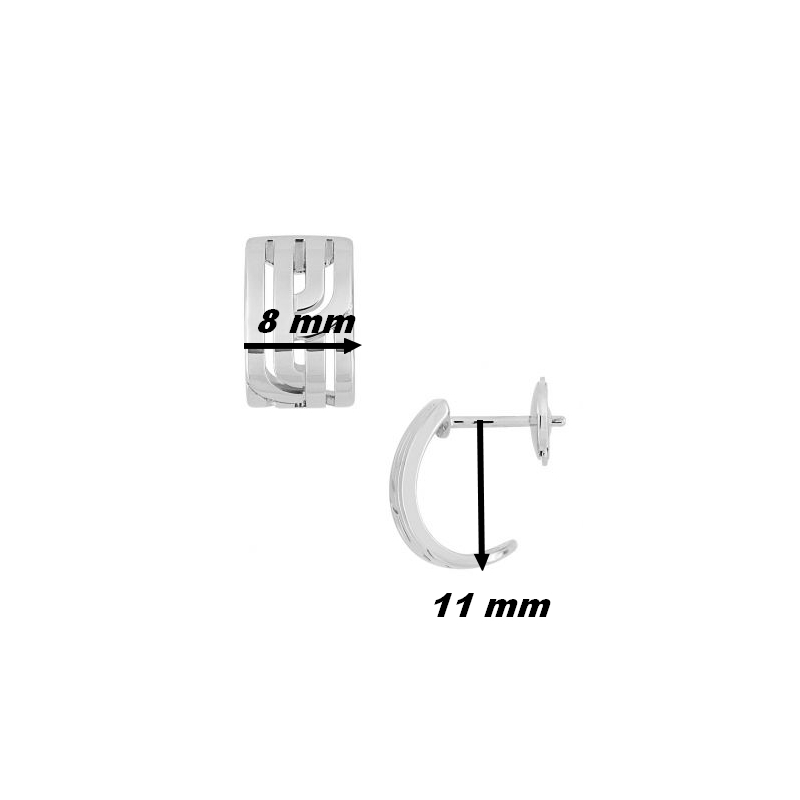Boucles d'oreilles Femme Argent Guy Laroche dimensions