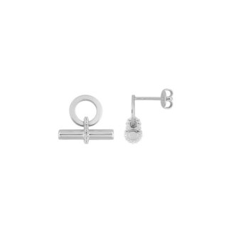 Boucles d'oreilles femme Argent et Oxydes MURAT