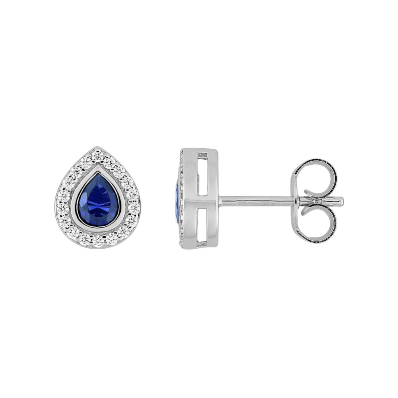 Boucles d’oreilles Femme Argent 925/1000 et Oxydes de zirconium de couleur CHRISTIAN BERNARD