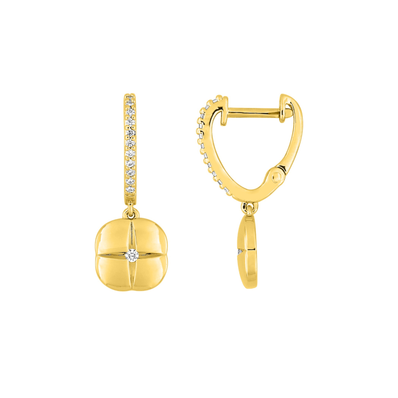 Boucles d'oreilles Femme Plaqué Or et Oxydes MURAT
