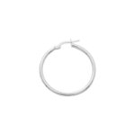 Boucles d’oreilles créoles Femme Or blanc 750/1000 ROBBEZ MASSON