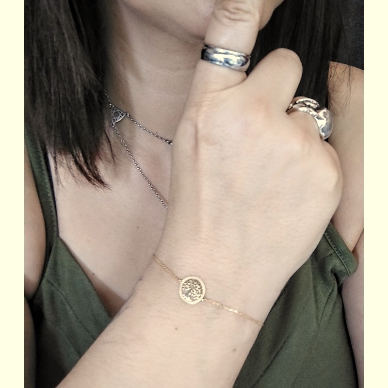 Bracelet Femme Arbre de vie Or jaune 750/1000 ROBBEZ MASSON, autre vue