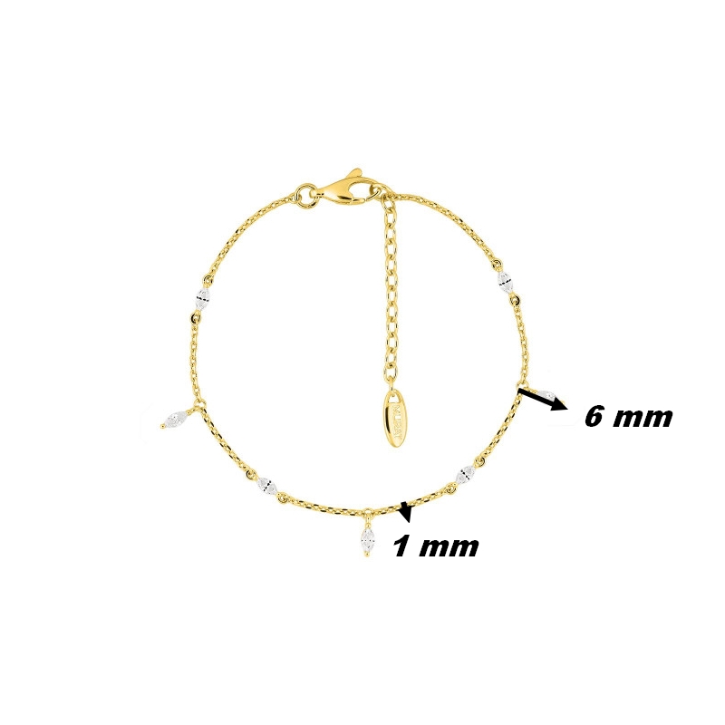 Bracelet-Femme-Plaque-Or-et-oxydes-MURAT-103031-1-dimensions Bracelet Femme Plaqué Or et oxydes MURAT, dimensions