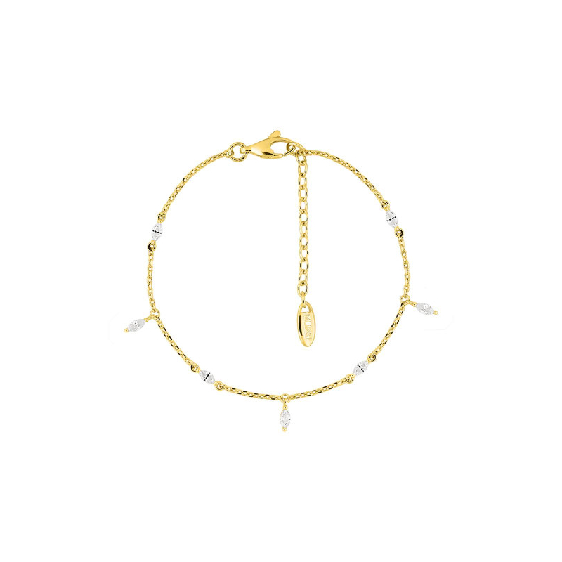 Bracelet-Femme-Plaque-Or-et-oxydes-MURAT-103031-1 Bracelet Femme Plaqué Or et oxydes MURAT