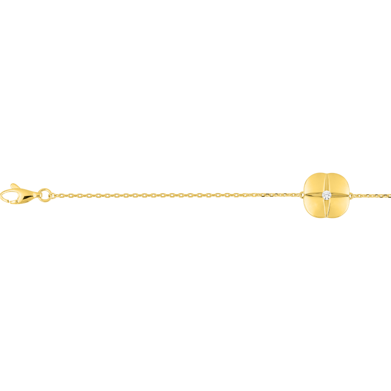 Bracelet Femme Plaqué Or et Oxyde MURAT