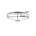 Bracelet jonc Homme Argent Guy Laroche dimensions