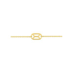 Bracelet graphique Femme Plaqué Or MURAT