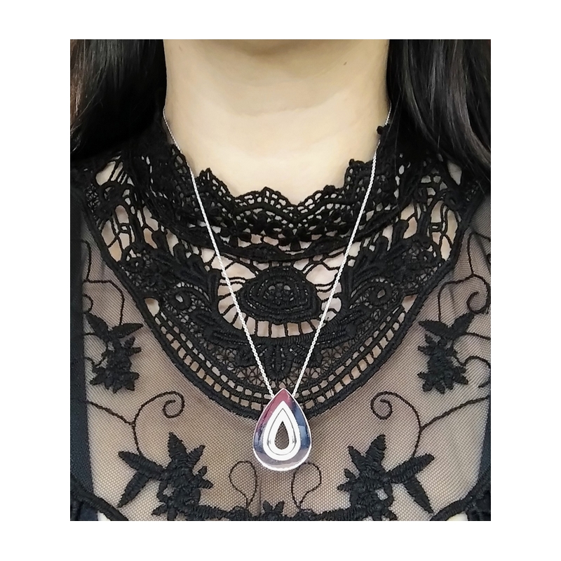 Collier long Femme Argent 925/1000 MURAT porté