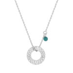 Collier Femme Argent 925/1000 et Turquoise MURAT