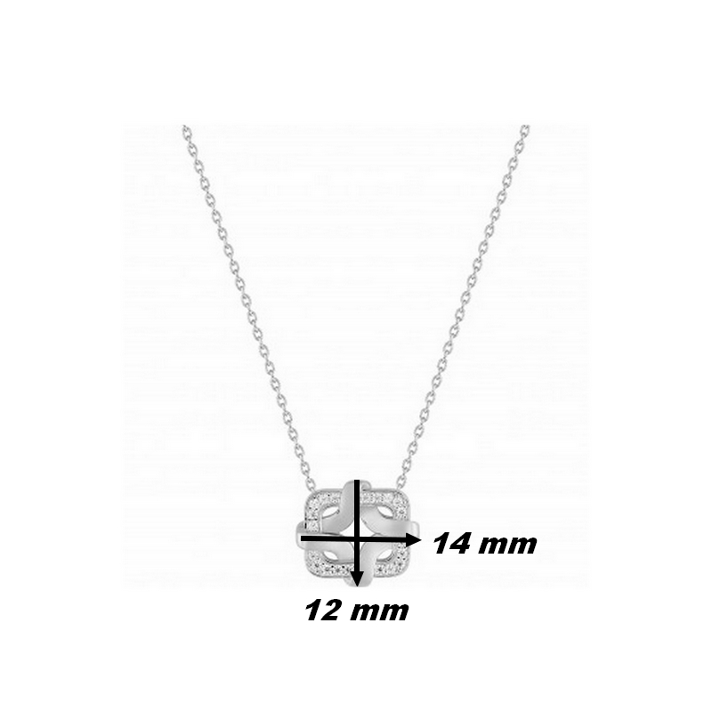 Collier Femme Argent et Oxydes Guy Laroche dimensions