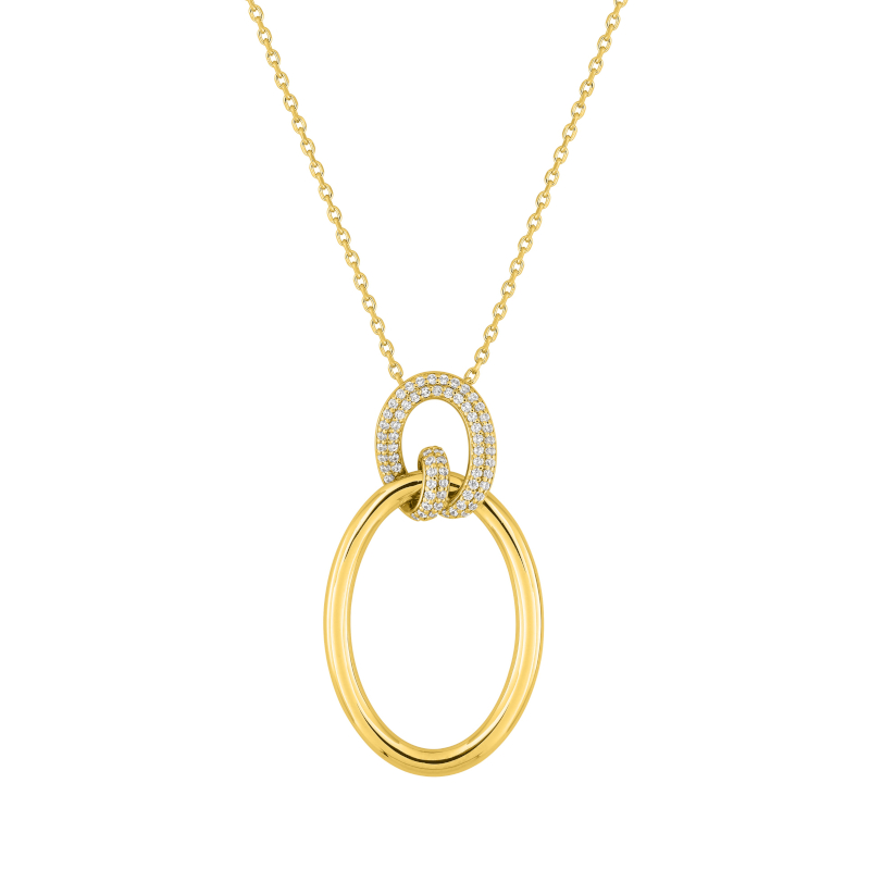 Collier Femme Plaqué Or et Oxydes de zirconium MURAT
