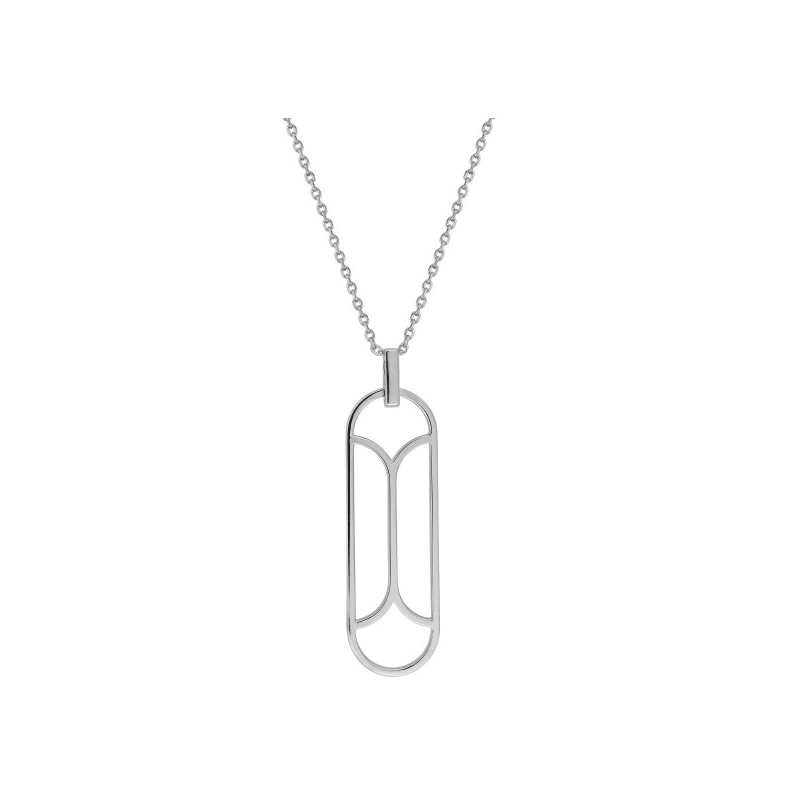 Collier-Femme-graphique-Argent-MURAT-302002 Collier Femme long graphique Argent 925/1000 MURAT