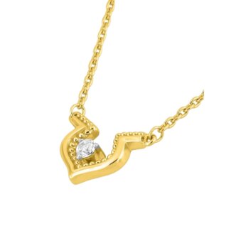 Collier Femme royale Plaqué or et Oxyde de zirconium MURAT, autre vue