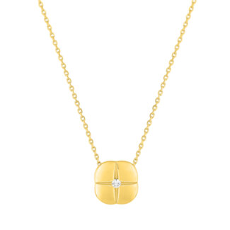 Collier Femme icône Plaqué Or et Oxyde de zirconium MURAT