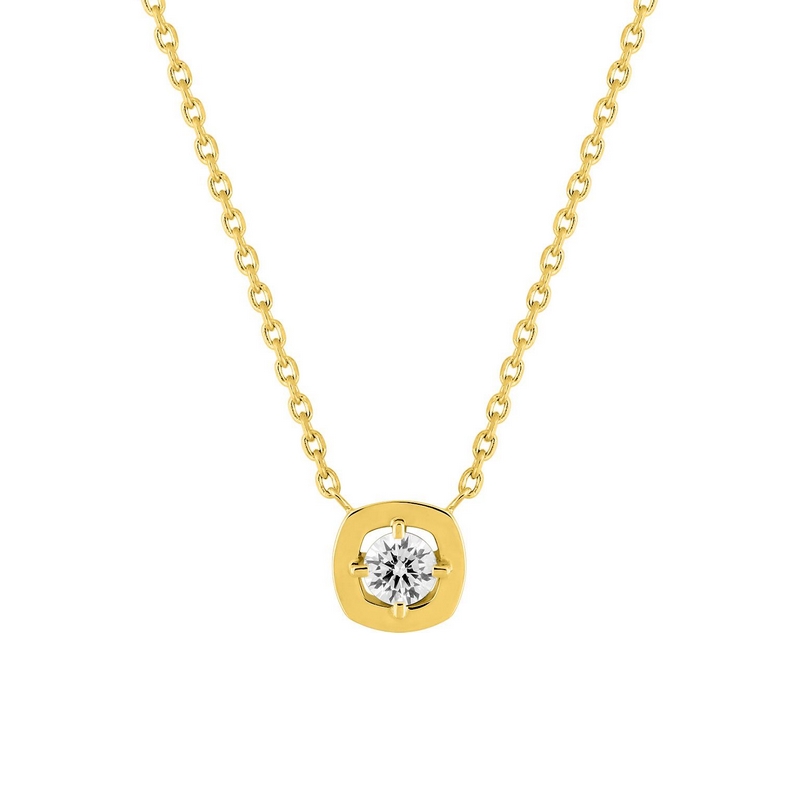 Collier Femme Plaqué Or et Oxyde de zirconium MURAT