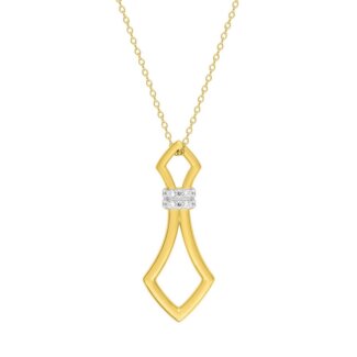 Collier long Femme Plaqué Or et Oxydes de zirconium MURAT