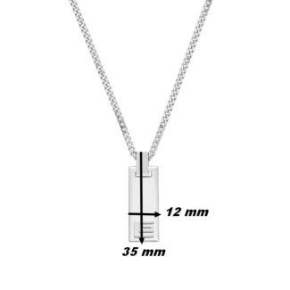 Dimension collier Homme Guy Laroche Argent