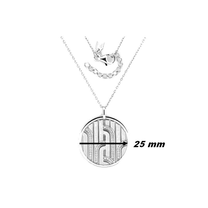 Collier Femme Argent et Oxydes Guy Laroche dimensions
