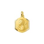 Pendentif Médaille Ange Or jaune 750/1000 ROBBEZ MASSON