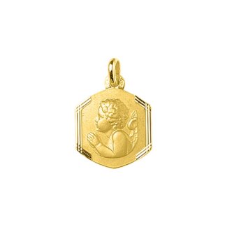 Pendentif Médaille Ange Or jaune 750/1000 ROBBEZ MASSON