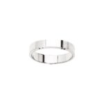 Alliance ruban lisse Homme Argent 925/1000 ROBBEZ MASSON