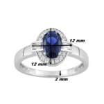 Bague Femme Argent 925/1000 et Oxydes de zirconium de couleur CHRISTIAN BERNARD, dimensions
