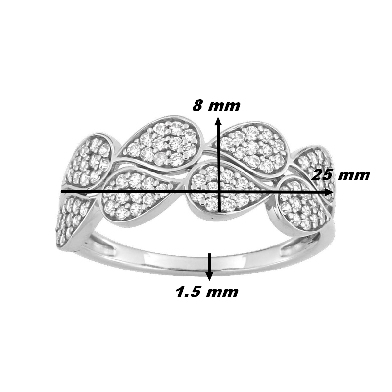 bague-femme-or-blanc-oxydes-1-7472-Z1-dimensions Bague Femme Or blanc 750/1000 et Oxydes de zirconium ROBBEZ MASSON, dimensions
