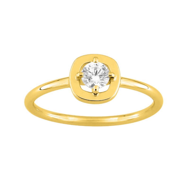Bague Femme Plaqué Or et Oxyde de zirconium MURAT