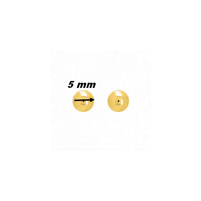 boucles-oreilles-boules-or-jaune-750-8032-5-robbez-masson-diametre Boucles d’oreilles boule 5mm Femme Or jaune 750/1000 ROBBEZ MASSON, diamètre