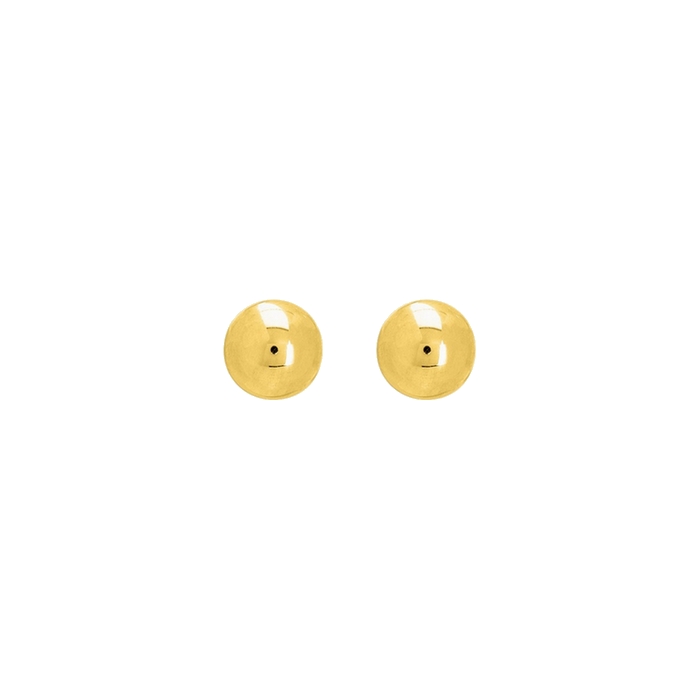 Boucles d’oreilles boule 6mm Femme Or jaune 750/1000 ROBBEZ MASSON