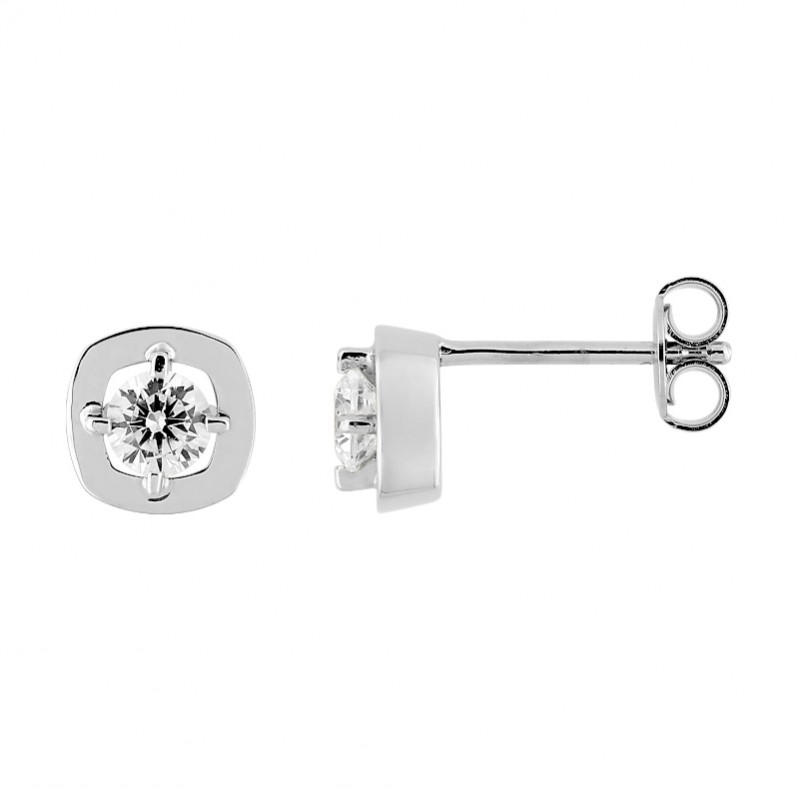 Boucles d'oreilles Femme Argent et Oxydes MURAT