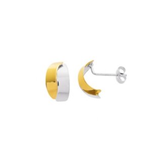 Boucles d’oreilles Femme Or jaune et blanc 750/1000 ROBBEZ MASSON