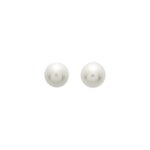 Boucles d'oreilles clous Perles de culture 4 mm Or jaune 750/1000 ROBBEZ MASSON