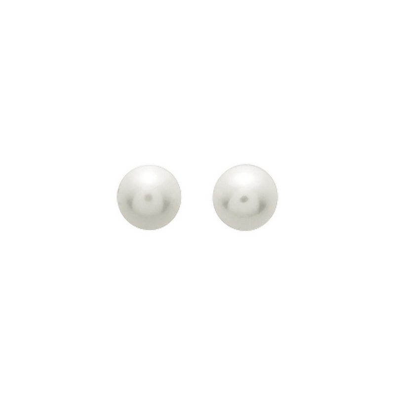 Boucles d'oreilles clous Perles de culture 4 mm Or jaune 750/1000 ROBBEZ MASSON