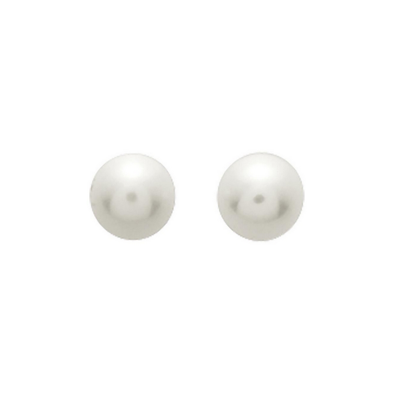Boucles d’oreilles clous Perles de culture 5 mm Or jaune 750/1000 ROBBEZ MASSON