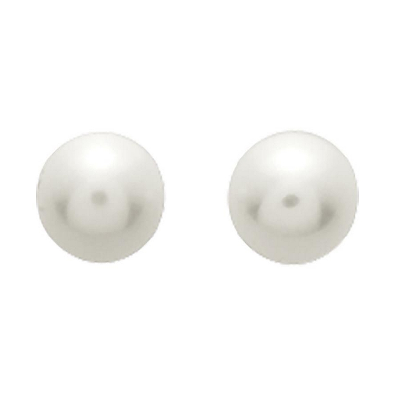 Boucles d’oreilles clous Perles de culture 7 mm Or jaune 750/1000 ROBBEZ MASSON
