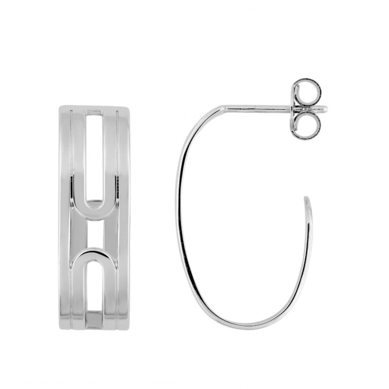 boucles-oreilles-creoles-femme-argent-murat-305264 Boucles d'oreilles créoles Femme Argent MURAT