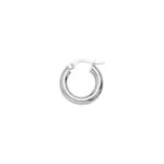 Boucles d’oreilles créoles Femme Or blanc 750/1000 ROBBEZ MASSON