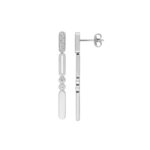 Boucles d'oreilles pendantes Femme Argent et Oxydes MURAT