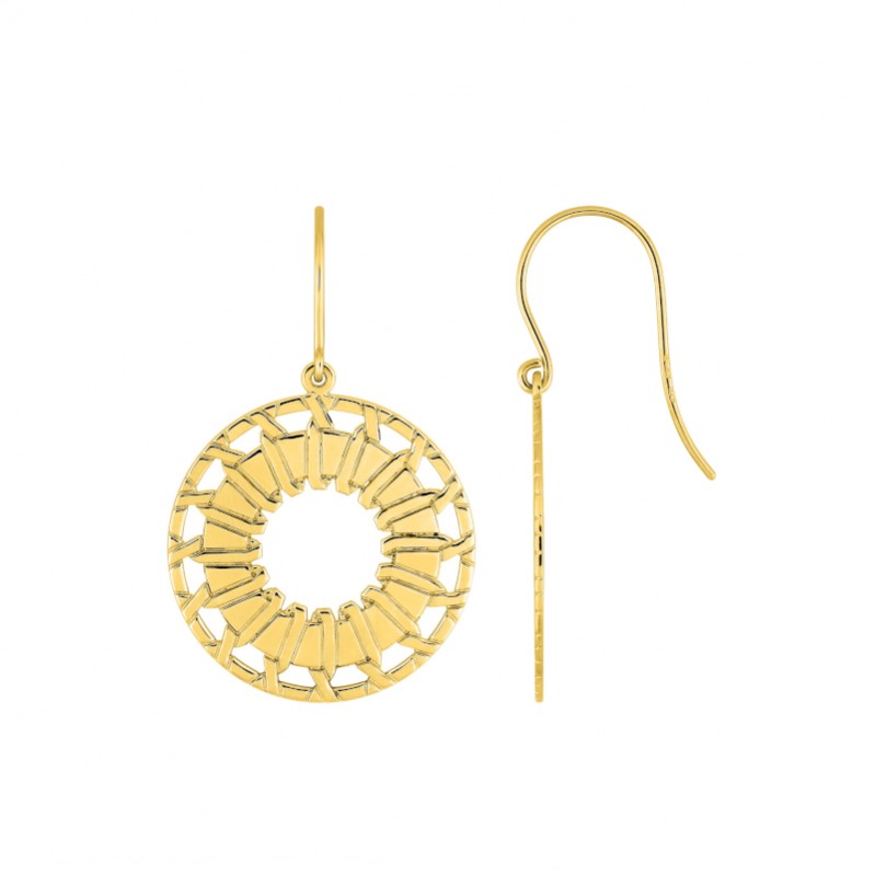 Boucles d'oreilles pendantes Femme Plaqué Or MURAT